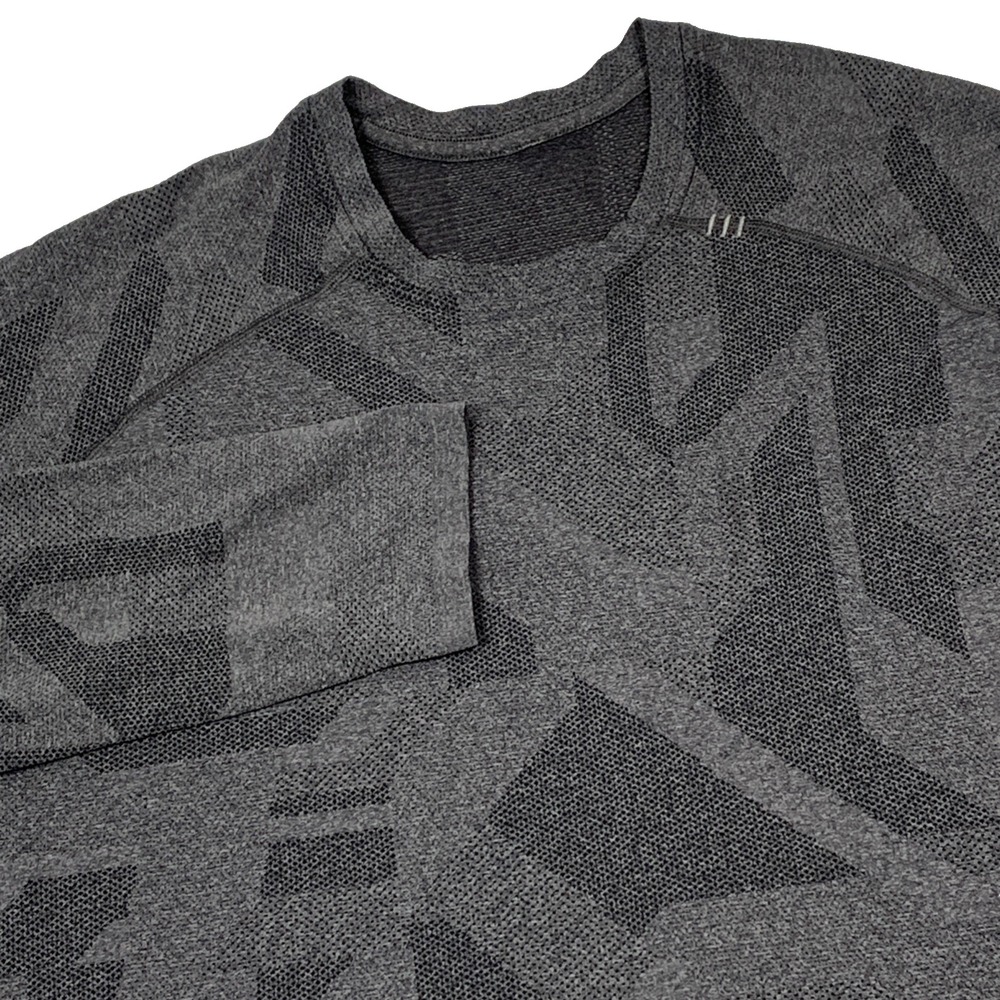lululemon Metal Vent Tech Shirt Mens XXL Gray Camo Long Sleeve Silverescent